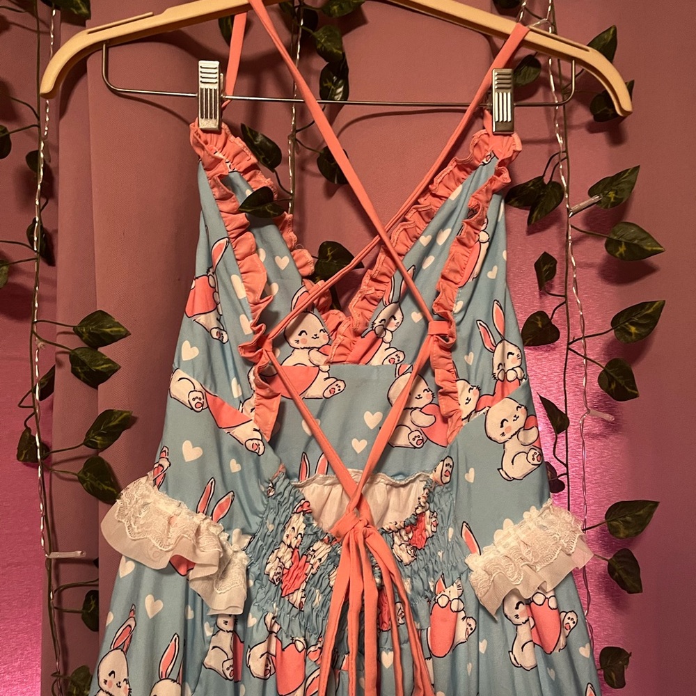 Chamber of Pastel Kawaii ”Love Bunny” Halter dress